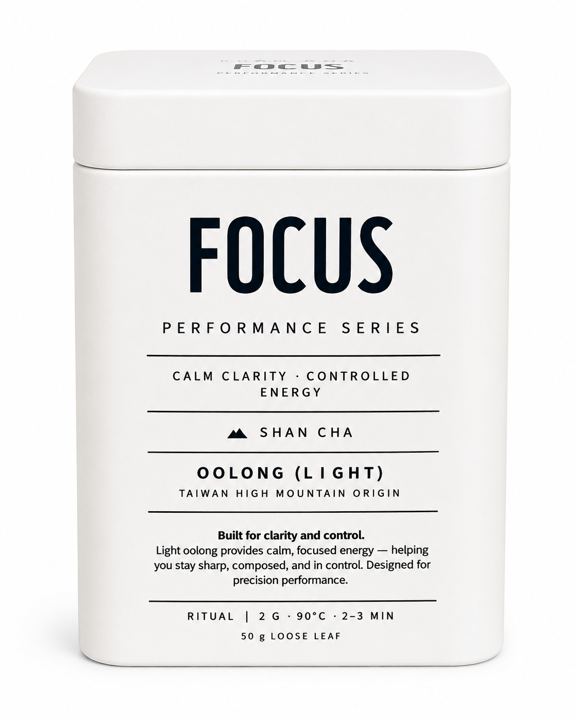 Focus — Performance Oolong